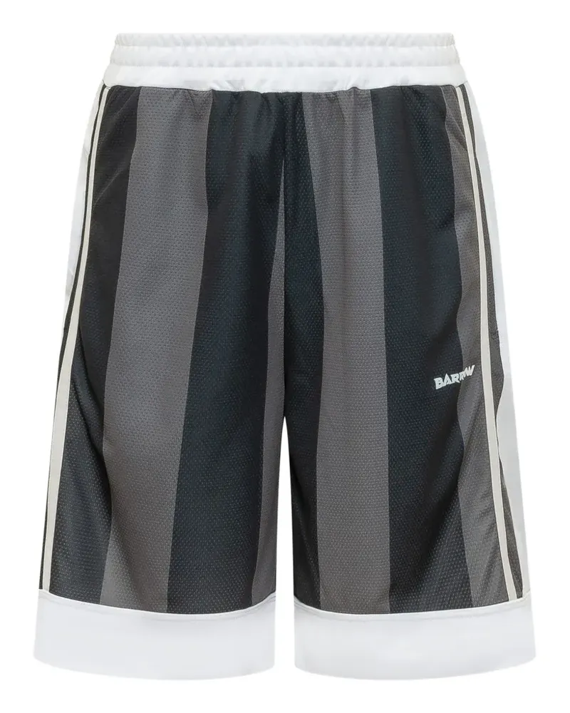 BARROW Shorts mit Längsstreifen - Schwarz Schwarz