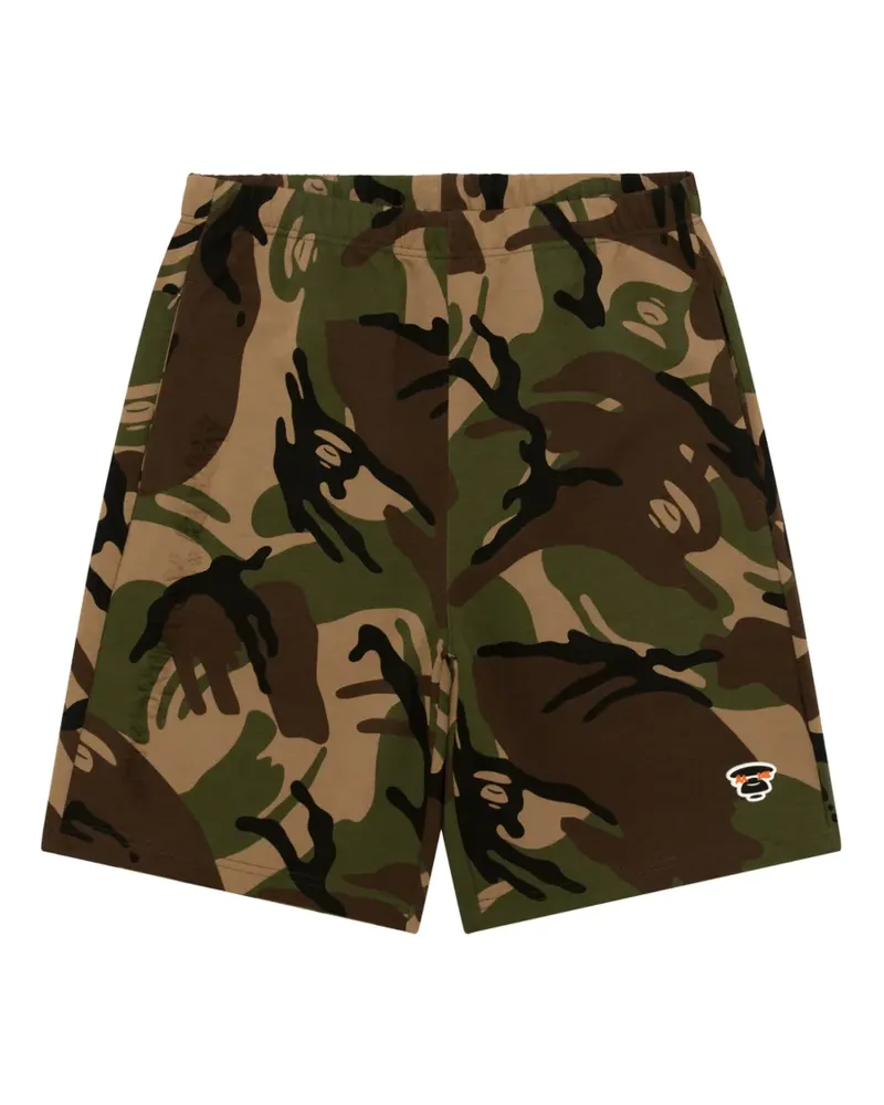 BAPE camouflage-pattern shorts - Nude Nude