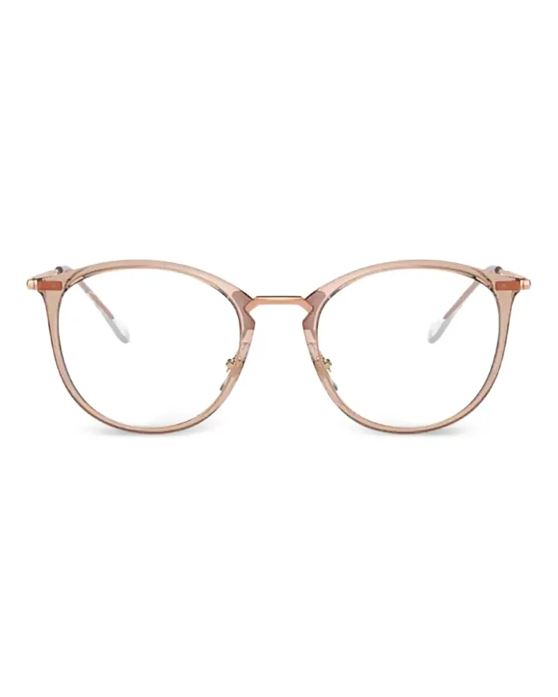 Ray Ban Brille mit rundem Gestell - Braun Braun