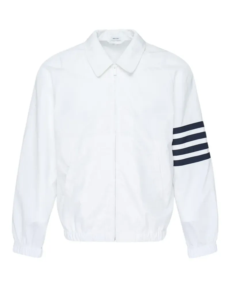 Thom Browne Jacke mit Streifen - Weiß Weiß