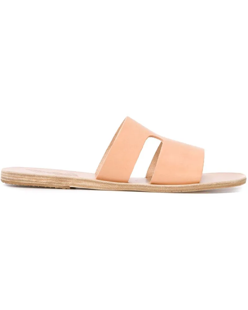 Ancient Greek Sandals Apteros' Pantoletten - Nude Nude
