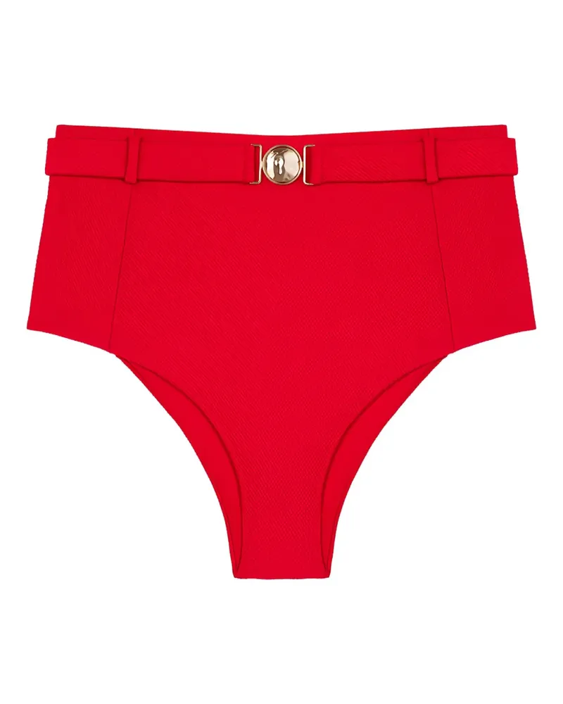 Lenny Niemeyer Bikinihöschen mit hohem Bund - Rot Rot