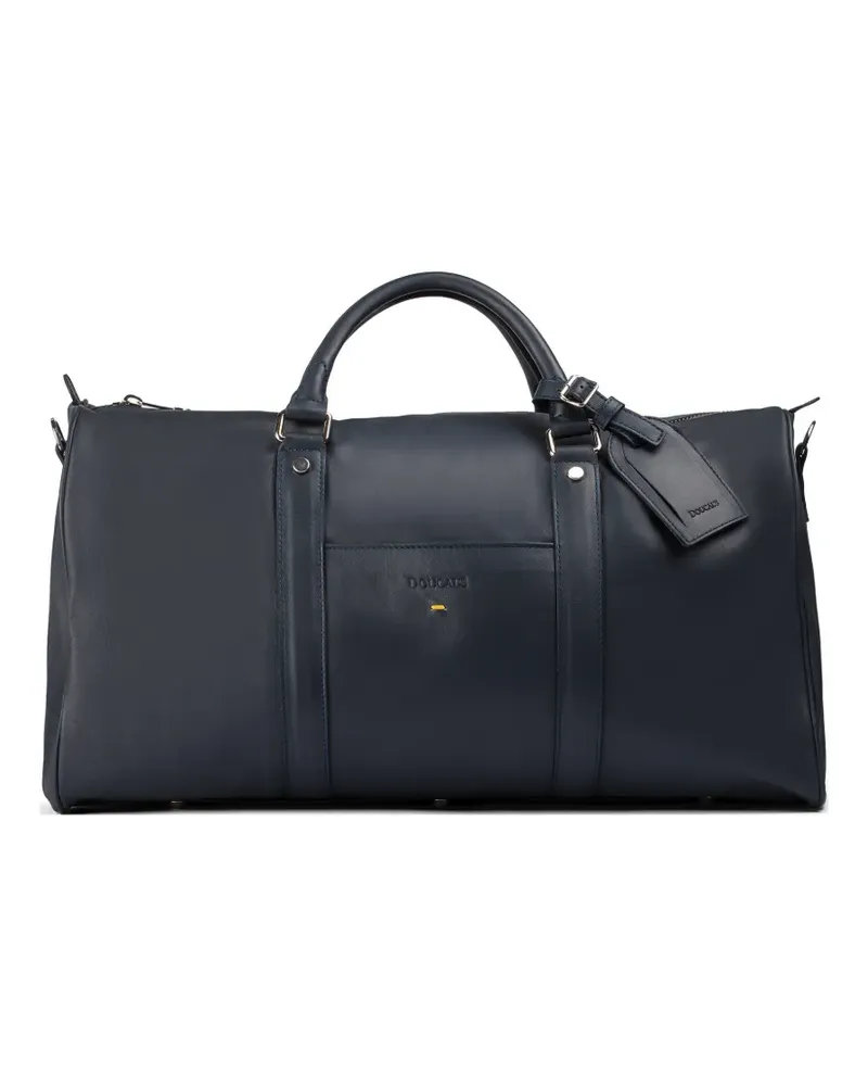 Doucal´s leather weekender bag - Blau Blau
