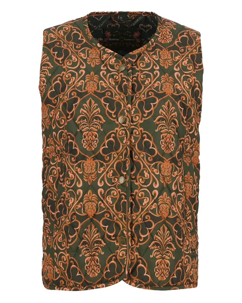 FARM Rio Gesteppte Weste - Grün Grün