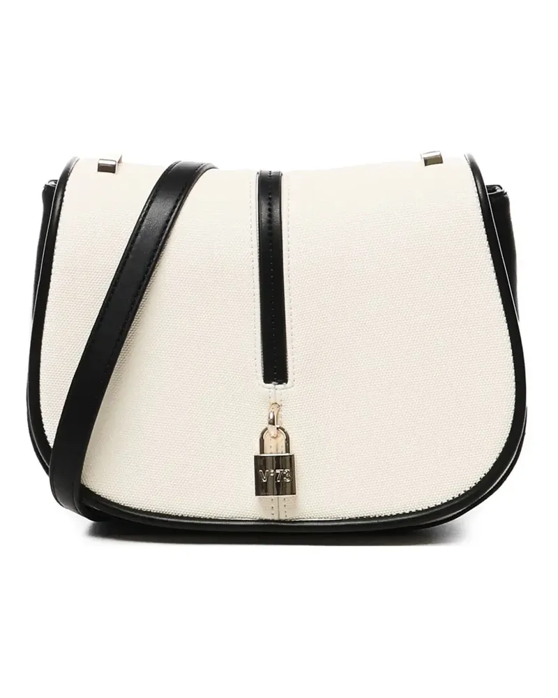V°73 Satchel-Tasche mit Logo-Gravur - Weiß Weiß