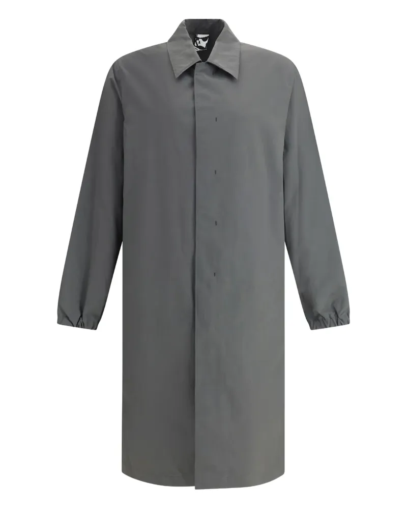 GR10K Klassischer Trenchcoat - Grau Grau