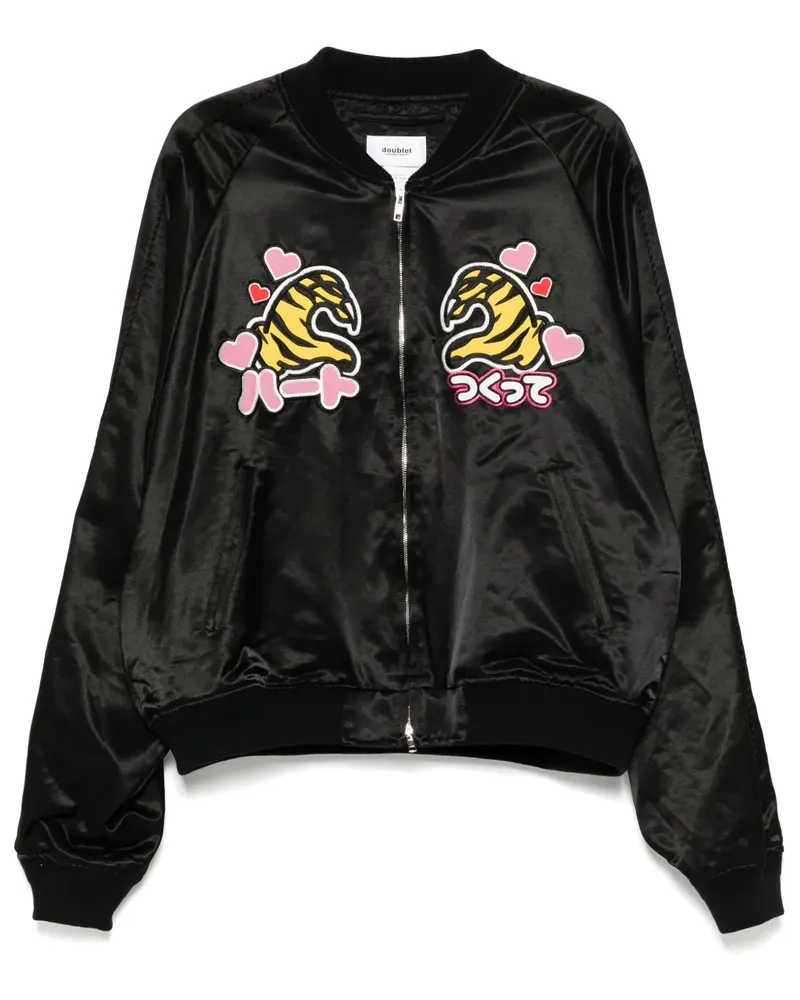 Doublet Souvenirjacke mit Fan-Service - Schwarz Schwarz