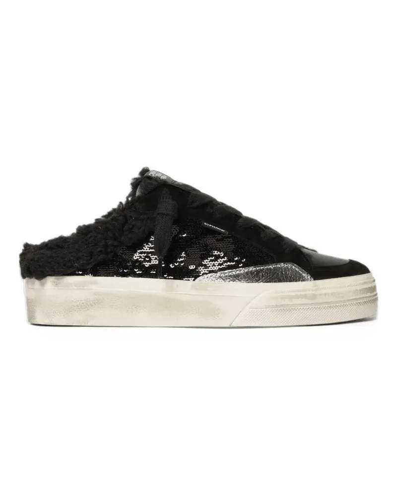 Crime Soho Sabot sequin-embellished sneakers - Schwarz Schwarz
