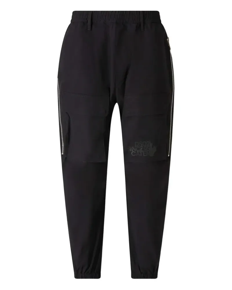 Dsquared2 Jogginghose mit Reißverschlüssen - Schwarz Schwarz