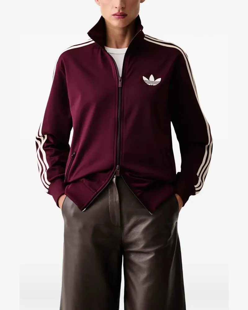 adidas Firebird Jacke mit Logo-Stickerei - Rot Rot