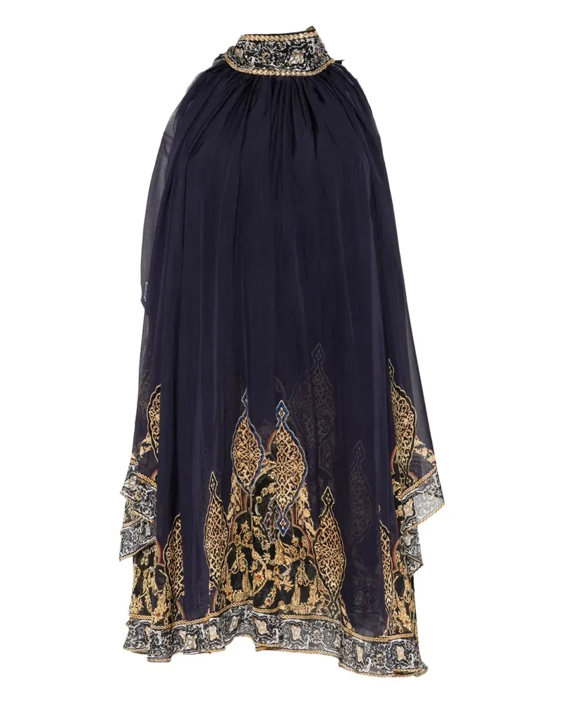 Camilla The Imperial Gate Minikleid - Blau Blau