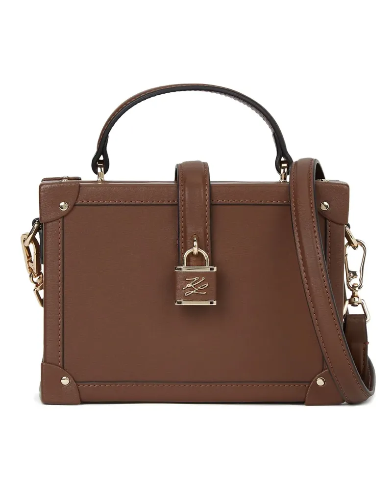 Karl Lagerfeld K/Autograph Koffer mit Schloss - Braun Braun