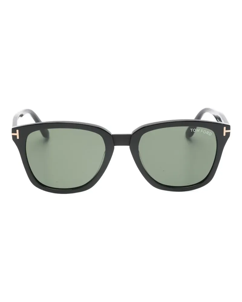 Tom Ford Geometrische Graydon Sonnenbrille - Schwarz Schwarz