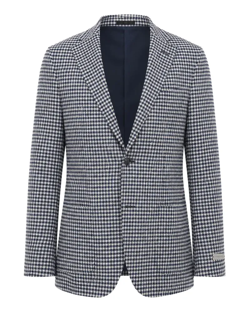 Corneliani Nino Danieli checked blazer - Blau Blau