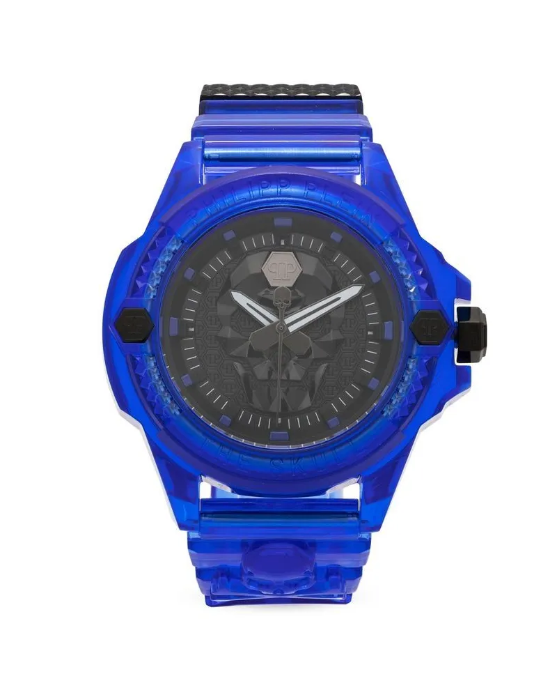 Philipp Plein High-Conic The $Kull 44mm - Schwarz Schwarz