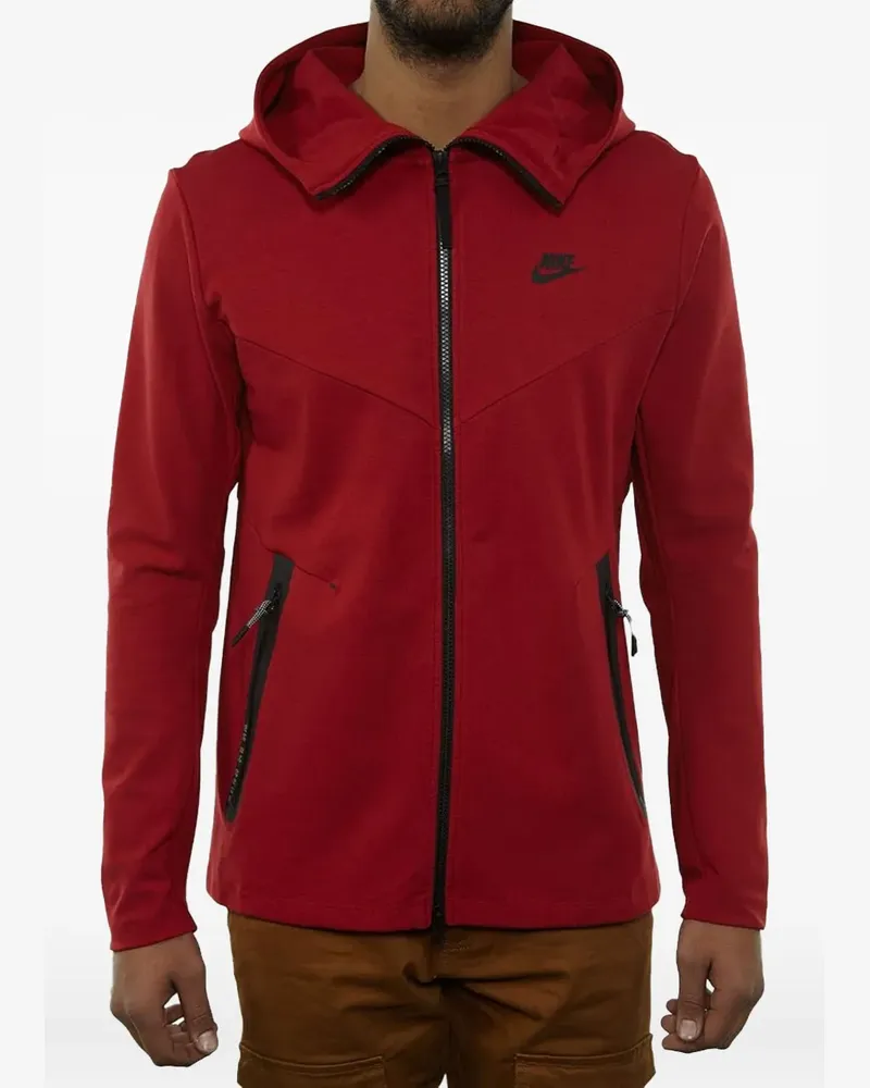 Nike Hoodie mit Logo-Print - Rot Rot