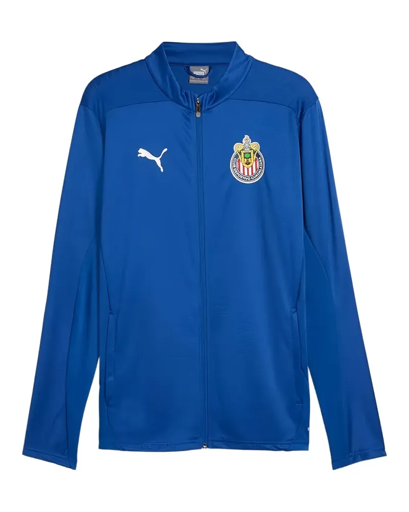Puma logo zip sweatshirt - Blau Blau