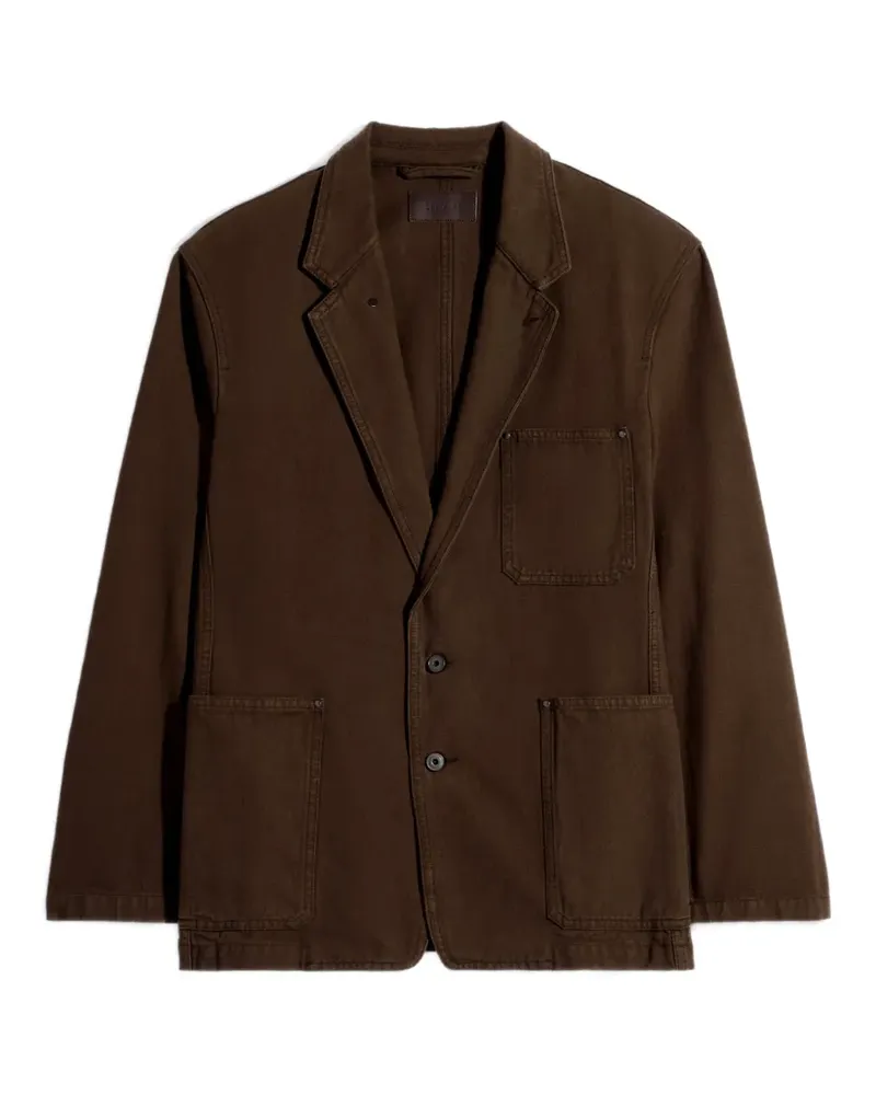 Christophe Lemaire Sakko mit Taschen - Braun Braun