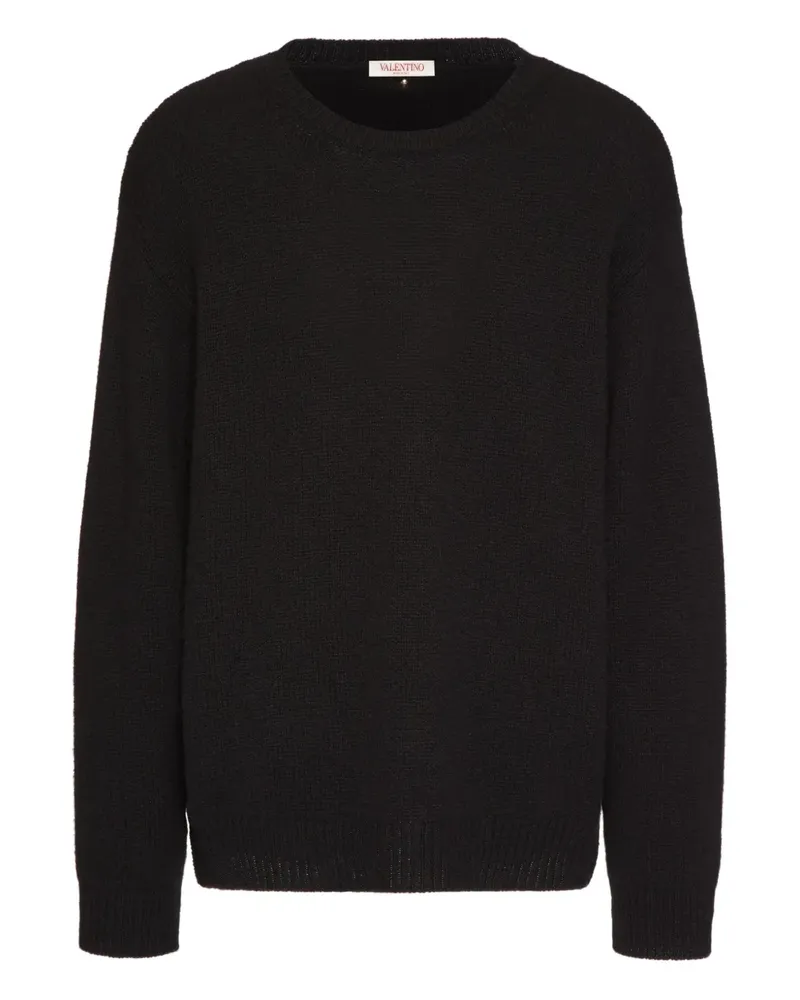 Valentino Garavani Kaschmirpullover mit Nietendetail - Schwarz Schwarz
