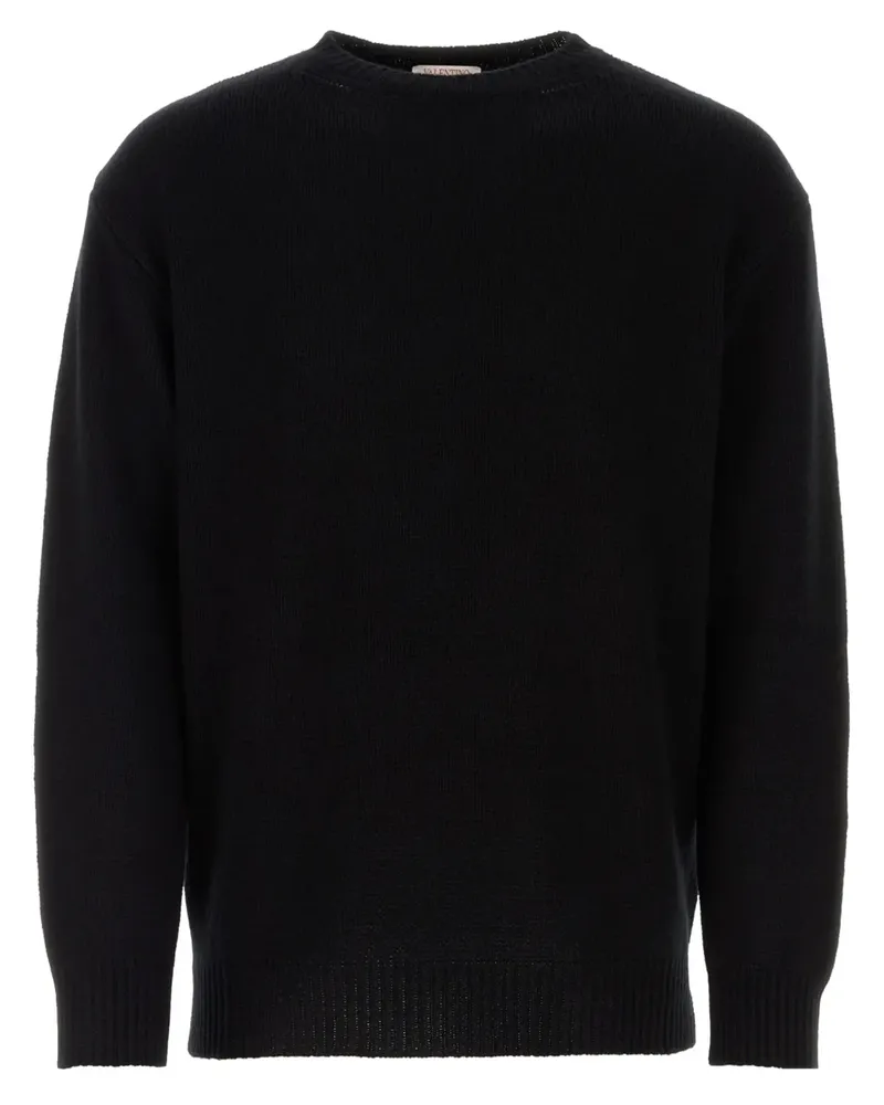 Valentino Garavani Kaschmirpullover mit Rundhalsausschnitt - Schwarz Schwarz