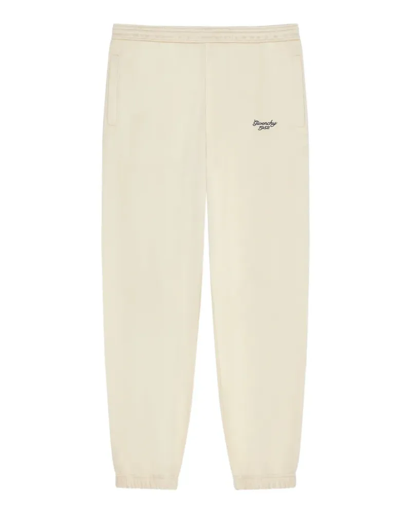 Givenchy 1952-signature embroidered track pants - Nude Nude