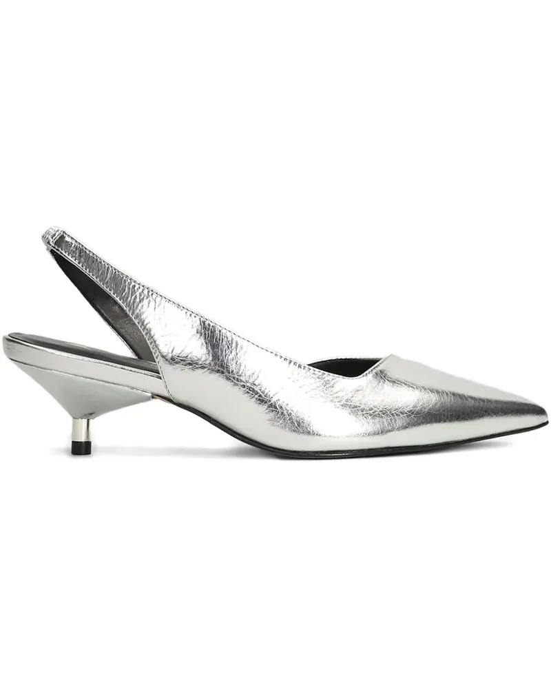 CARRANO Slingback-Pumps 50mm - Silber Silber