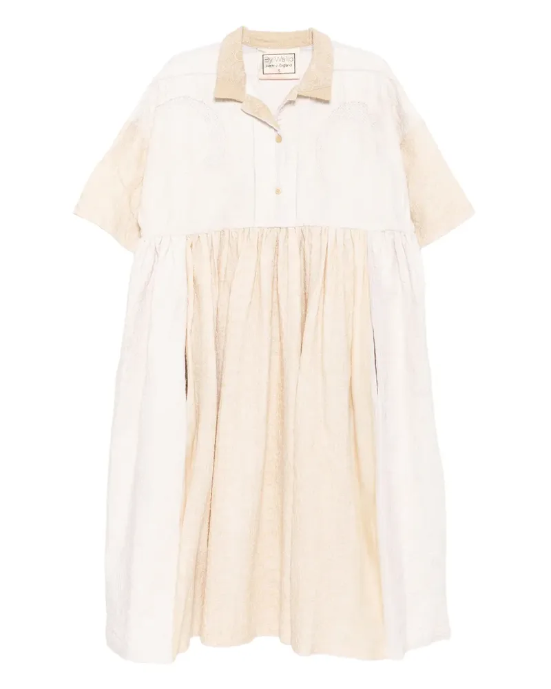 BY WALID Backed Lace Wednesday Kleid - Nude Nude