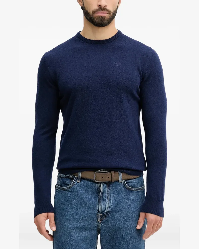 Barbour Pullover mit rundem Ausschnitt - Blau Blau
