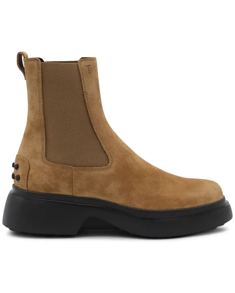 TOD'S Chelsea-Boots mit Einsätzen - Braun Braun