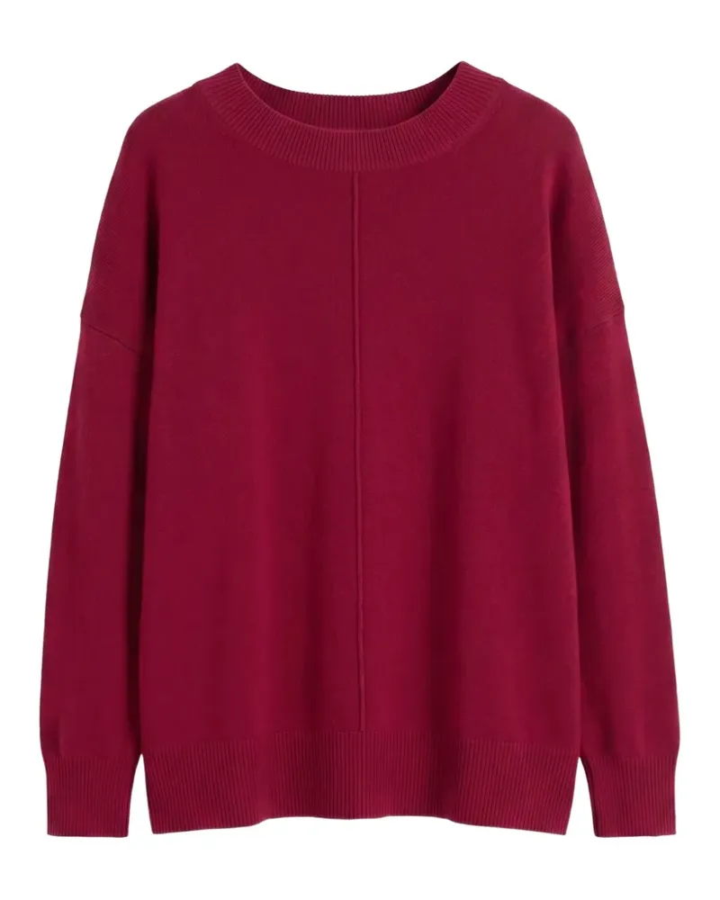 Chinti & Parker Lockerer Pullover mit Ziernaht - Rot Rot