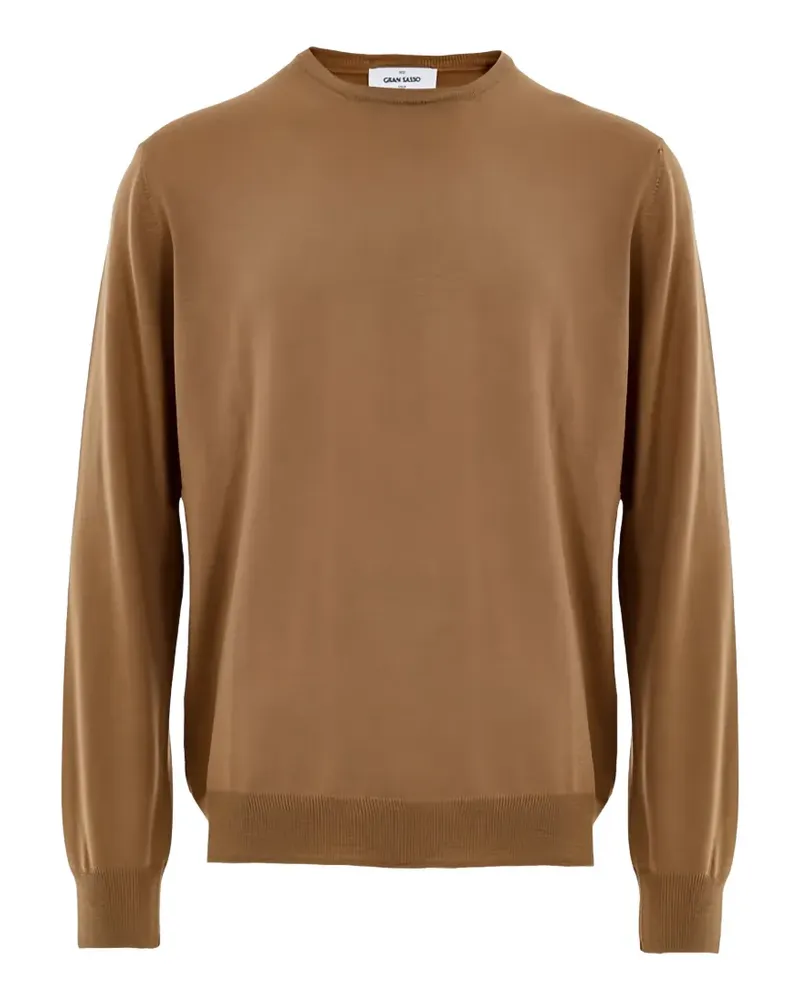 Gran Sasso Pullover mit rundem Ausschnitt - Braun Braun