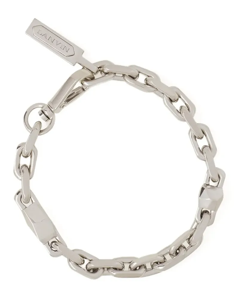 Lanvin Armband aus Kettenmetall - Silber Silber