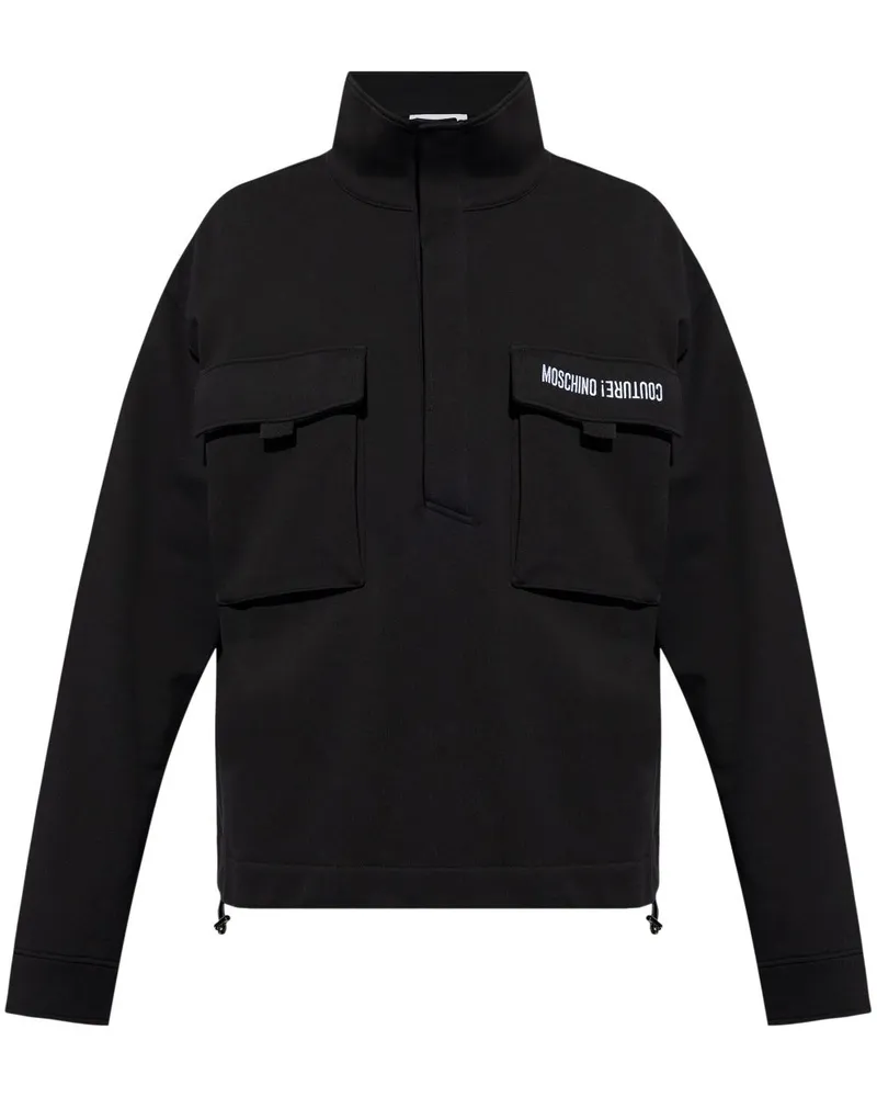 Moschino Sweatshirt mit Rollkragen - Schwarz Schwarz