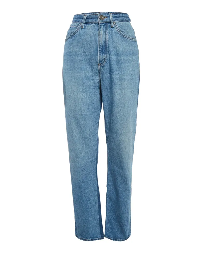 Sandro five-pockets high-waist jeans - Blau Blau