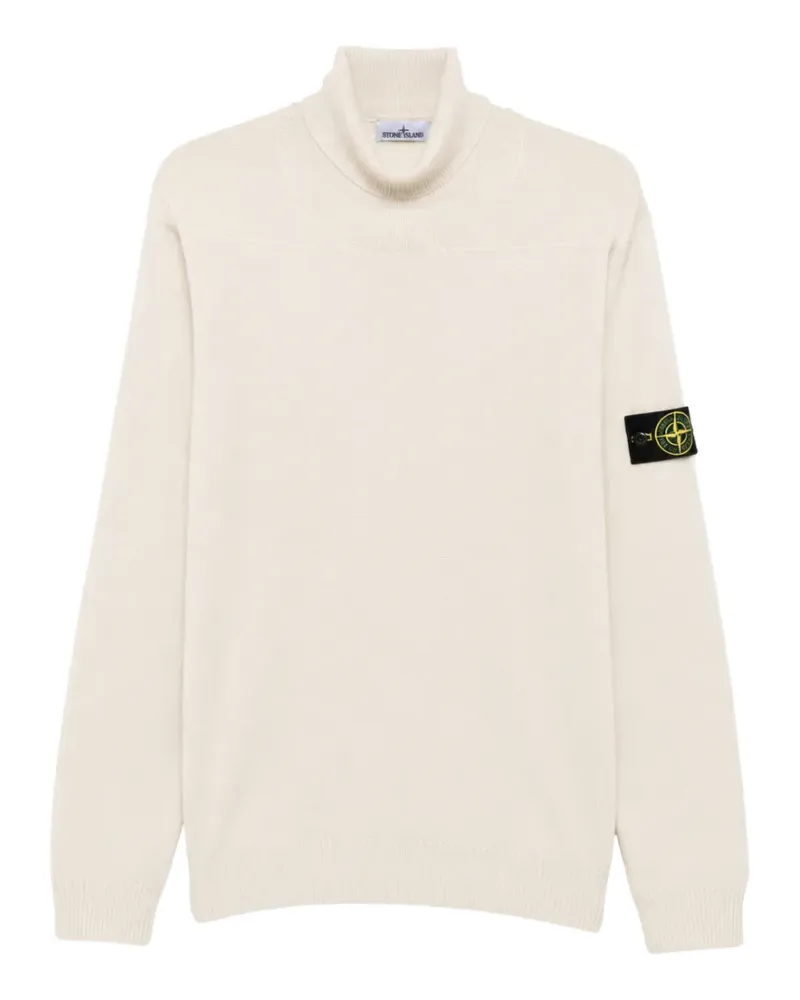 Stone Island 5100025 Light Pure Rws Wool regular-fit turtleneck sweater - Nude Nude