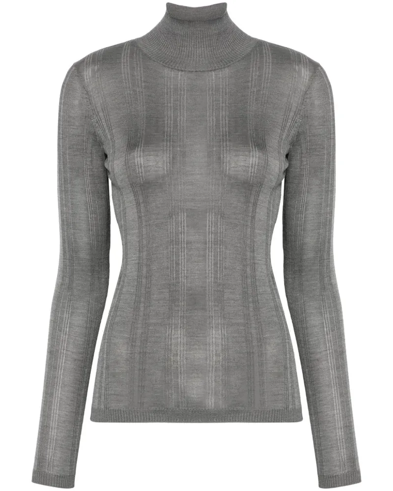 Carven Pullover mit Rollkragen - Grau Grau