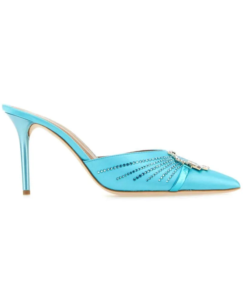 Malone Souliers Missy Mules 85mm - Blau Blau
