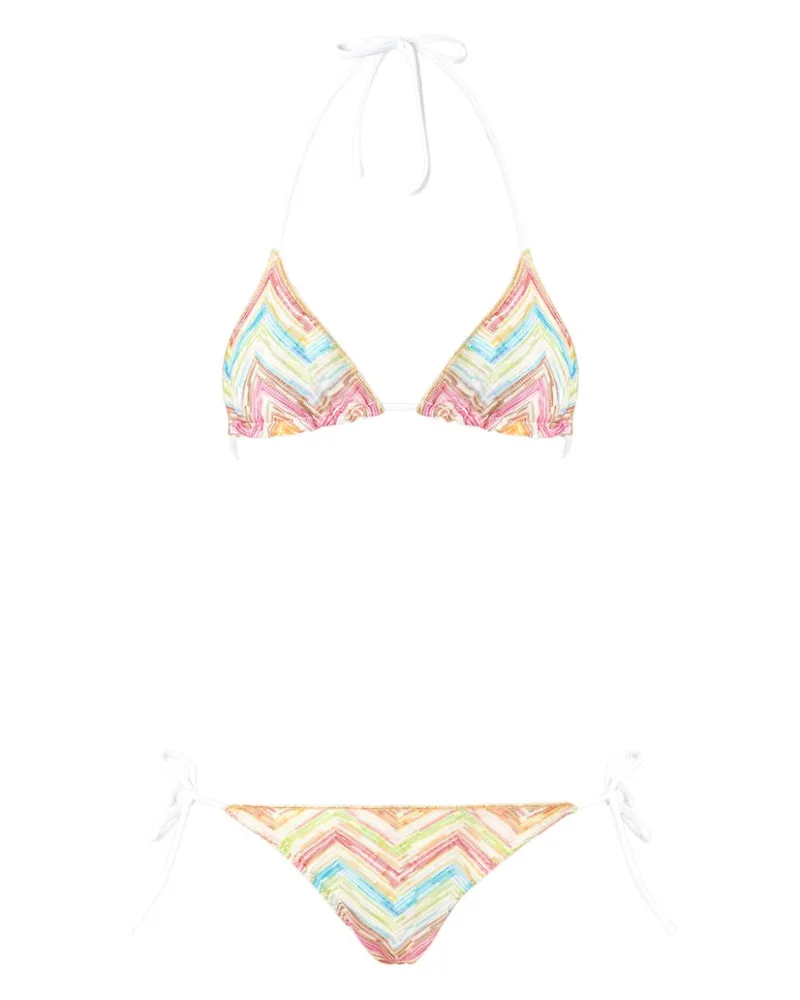 Missoni Gestrickter Bikini - Weiß Weiß