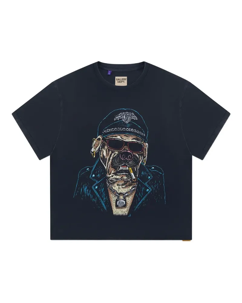 GALLERY DEPT. Oct Biker Dog T-shirt - Schwarz Schwarz