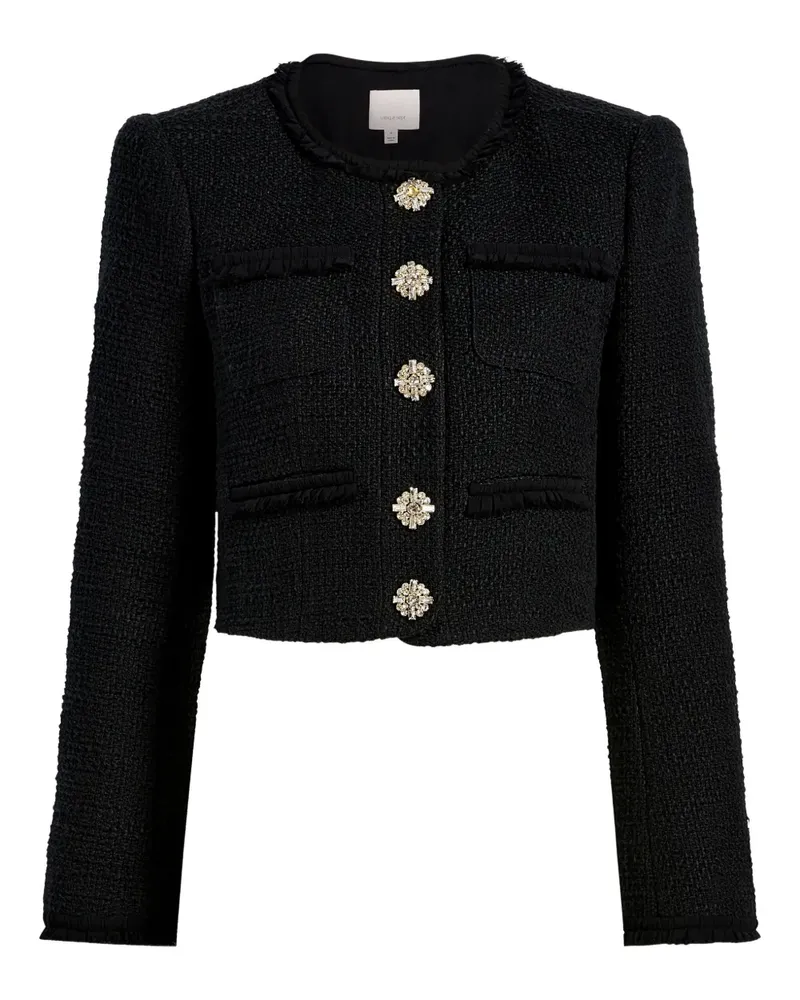 Cinq à Sept Linda Tweed-Jacke - Schwarz Schwarz