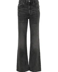 Isabel Marant Belvira Bootcut-Jeans mit hohem Bund Grau