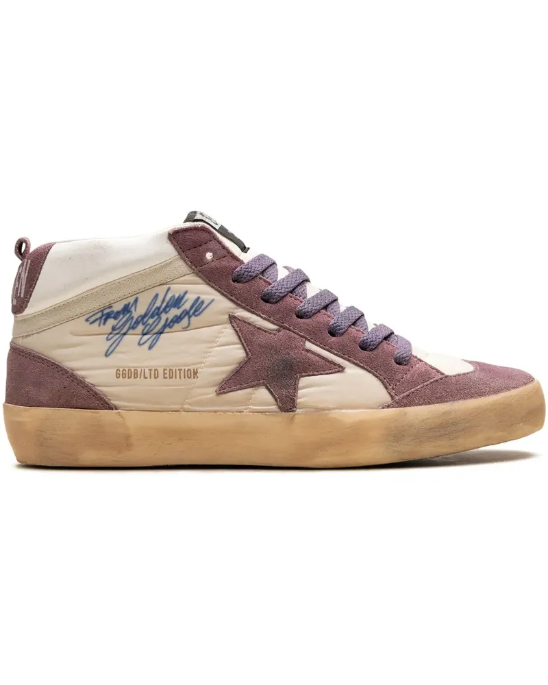 Golden Goose Mid Star "Wistful Mauve/Cream/White" Sneakers - Rosa Rosa