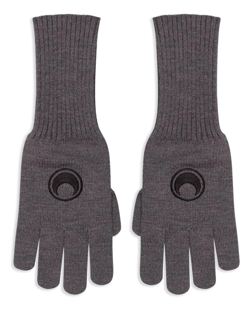 Marine Serre Lunghi Handschuhe - Grau Grau