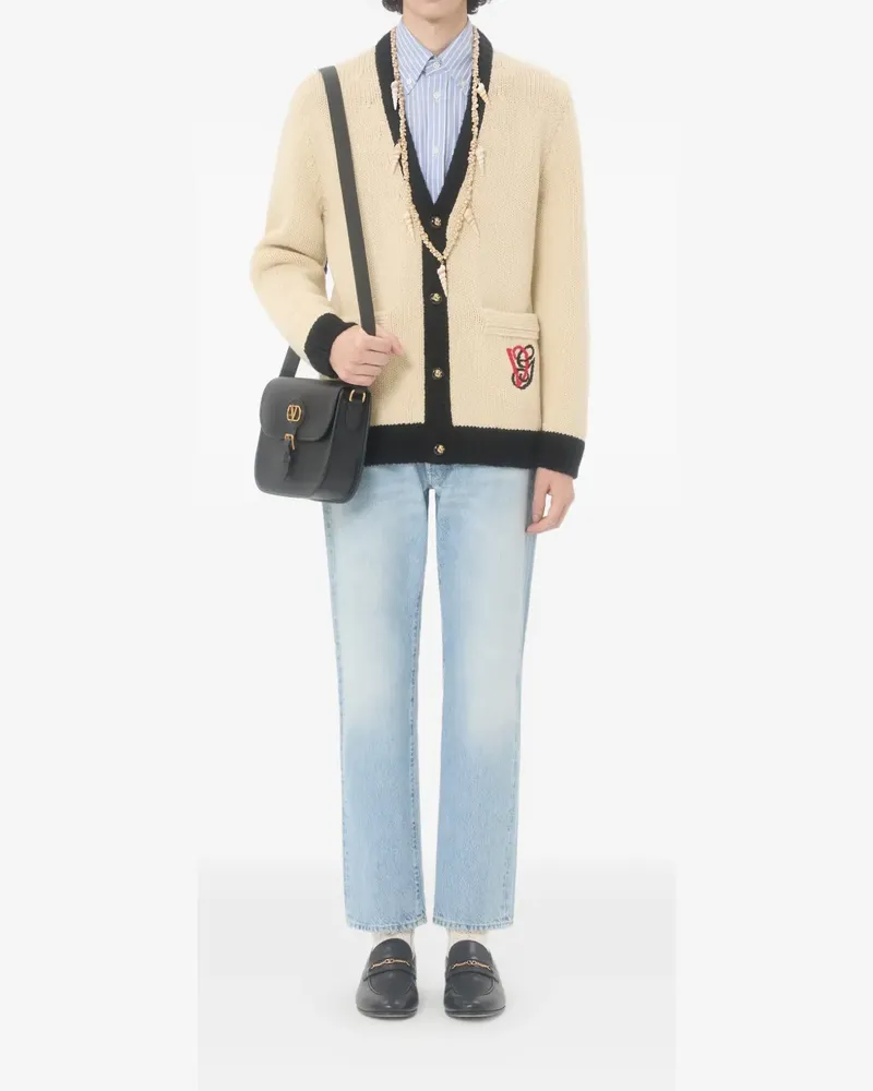 Valentino Garavani Cardigan mit Stickerei - Nude Nude