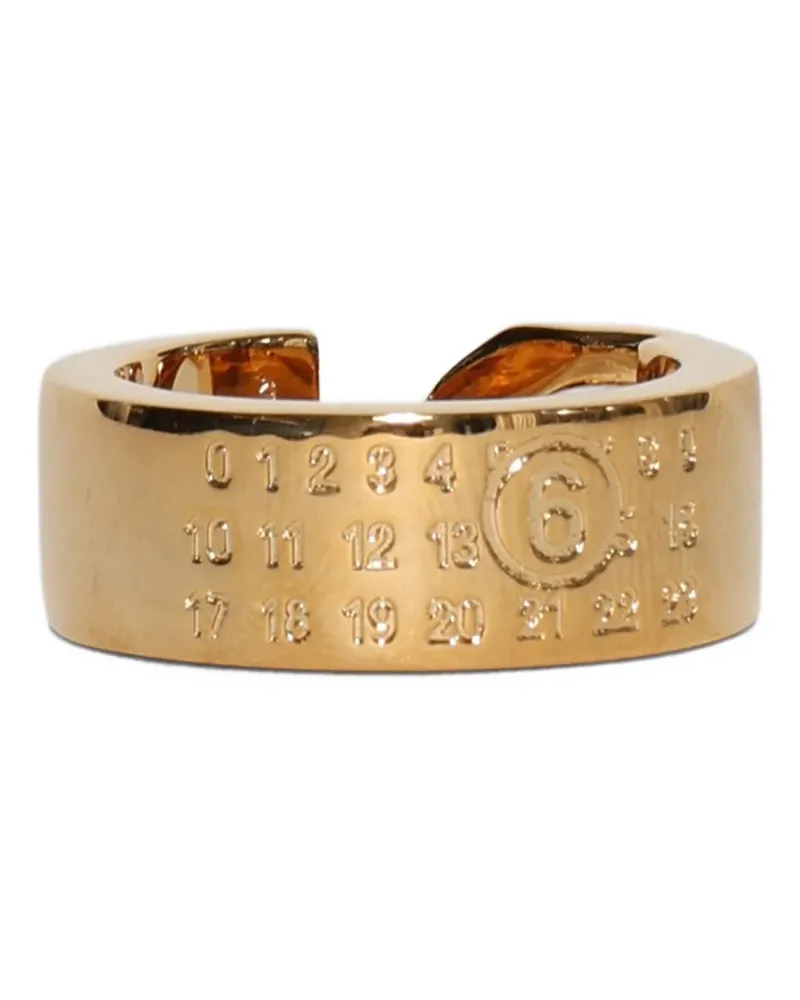 Maison Margiela minimal logo ring - Gold Gold