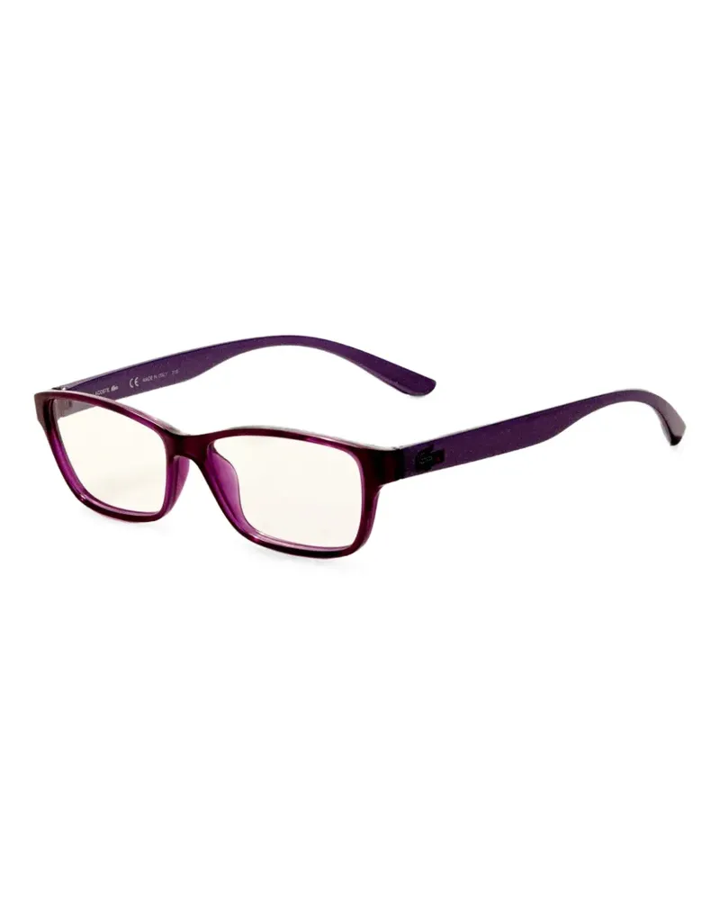 Lacoste Brille mit eckigem Gestell - Violett Violett