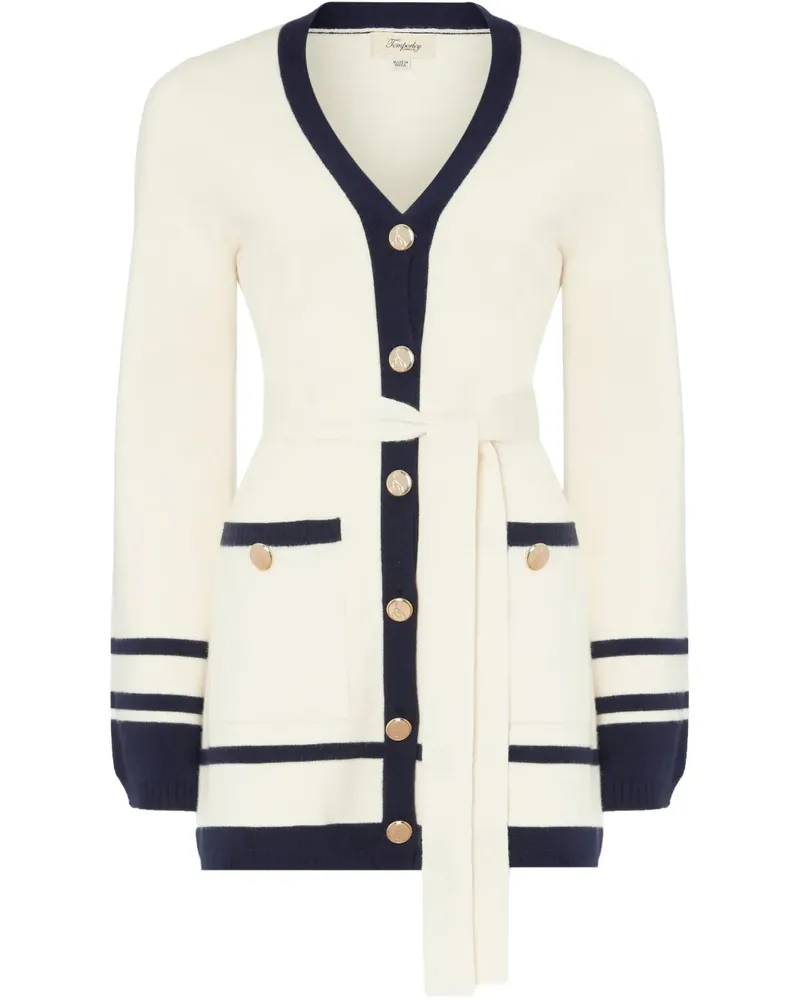 Temperley London Ribera Cardigan - Nude Nude
