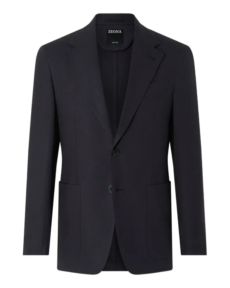 Ermenegildo Zegna Oasi Lino Sakko - Blau Blau