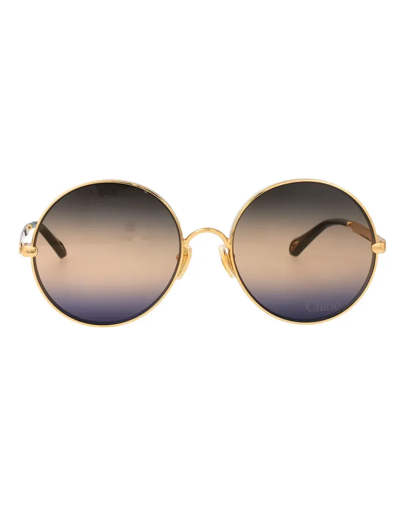 Chloé Aly round-frame sunglasses - Gold Gold