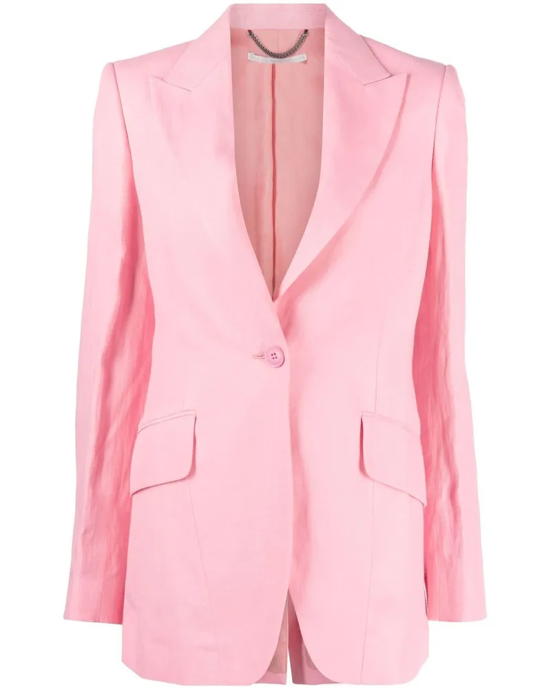 Stella McCartney Einreihiger Blazer - Rosa Rosa
